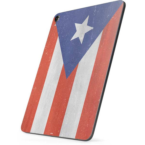 Puerto Rico Flag Distressed Apple iPad Pro Skin